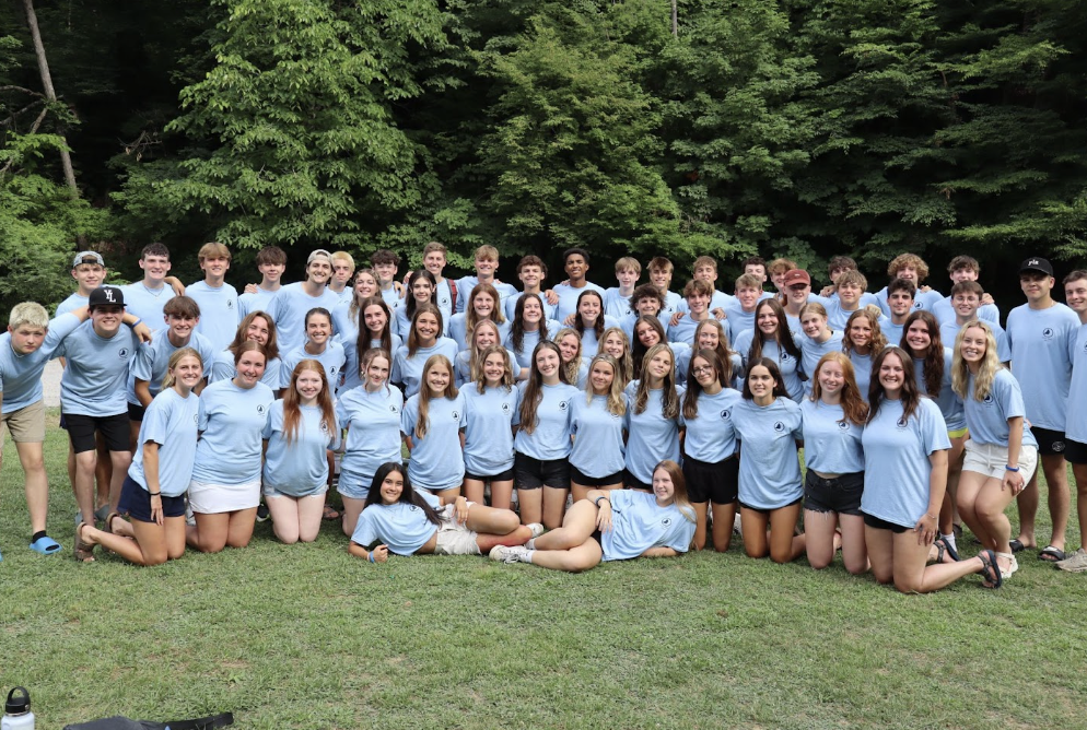 Navigator students at camp last year.
